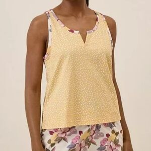 Pact Sleep Tank Staycation 100% Organic Cotton Size XL NwoT.